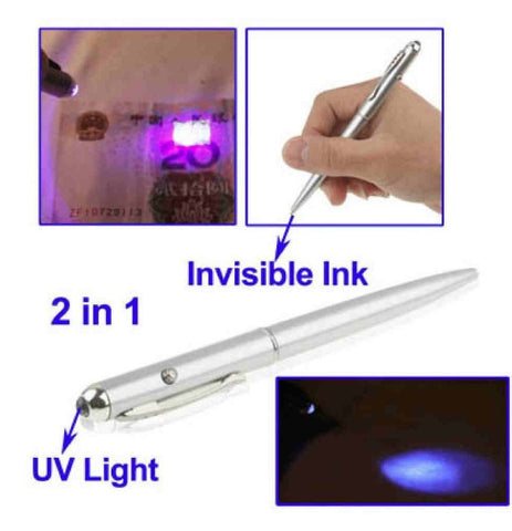 Uv Light Invisible Ink Pen